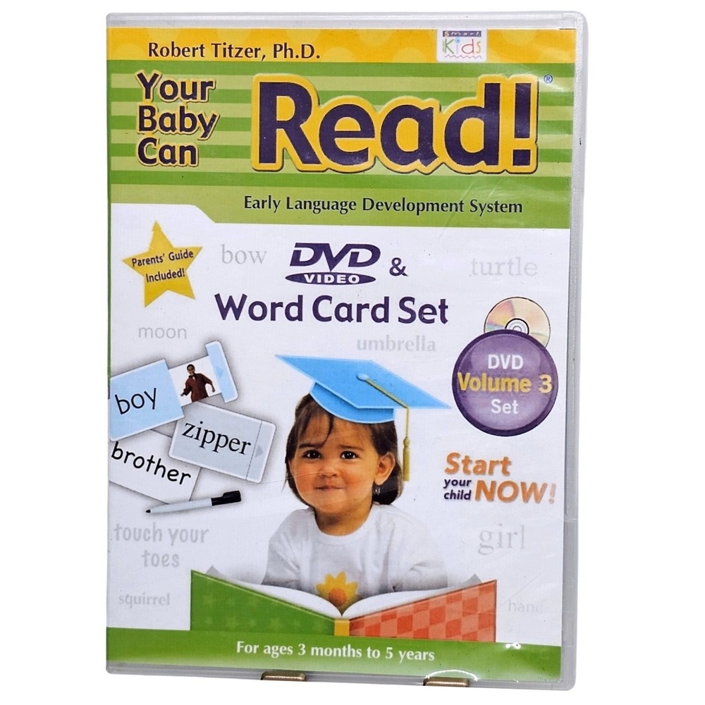 Your Baby Can‎ Read! Volume 3 DVD & Word Card Set EXC
